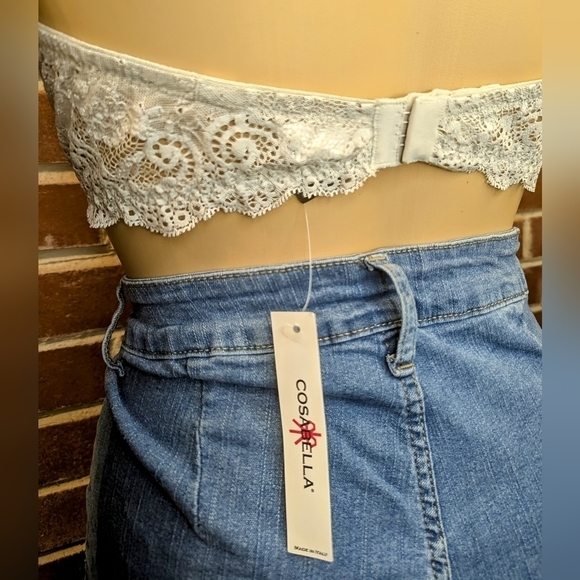 NWT Cosabella Thea Bandeau Bra Silver 36B - Picture 4 of 8